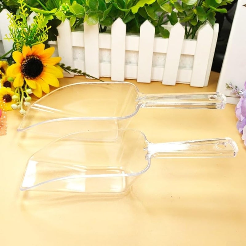 Large Clear Plastic Utility Shovel for Ice Grains Sand and Tea - Image 3